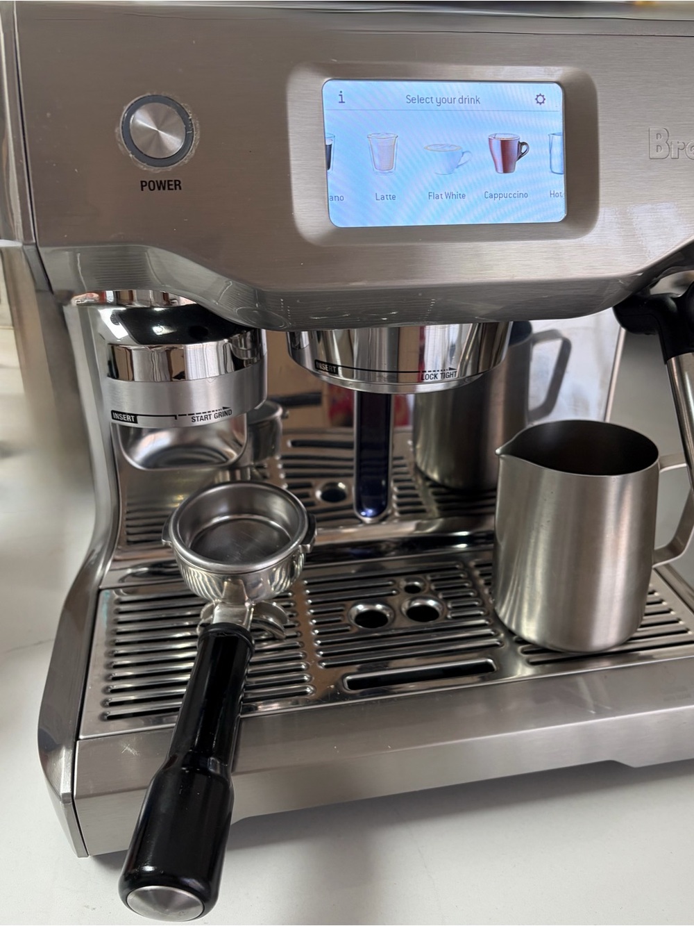 Breville Oracle Touch Automatic Touch Screen Espresso Machine Stainless Steel